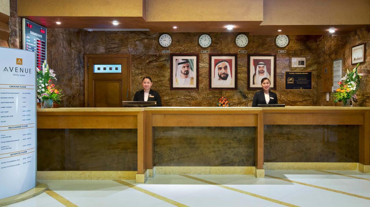 Avenue Hotel Dubaj Exteriér fotografie